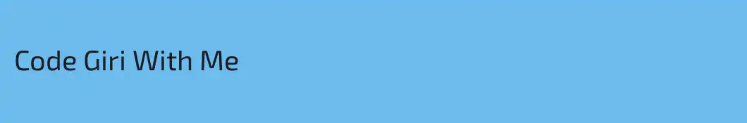 Code Giri With Me